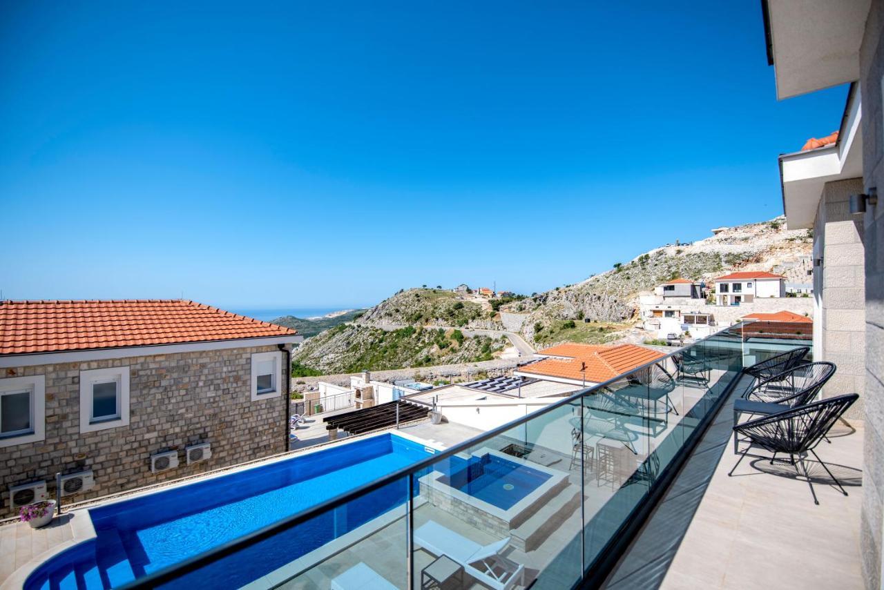 Luxury Villa Miriam With Private Pool And Jet Pool Near Dubrovnik Ivanica Exterior photo